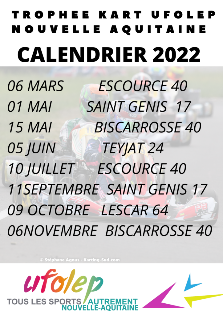 Calendrier Ufolep Motocross 2024 Nouvelle Aquitaine